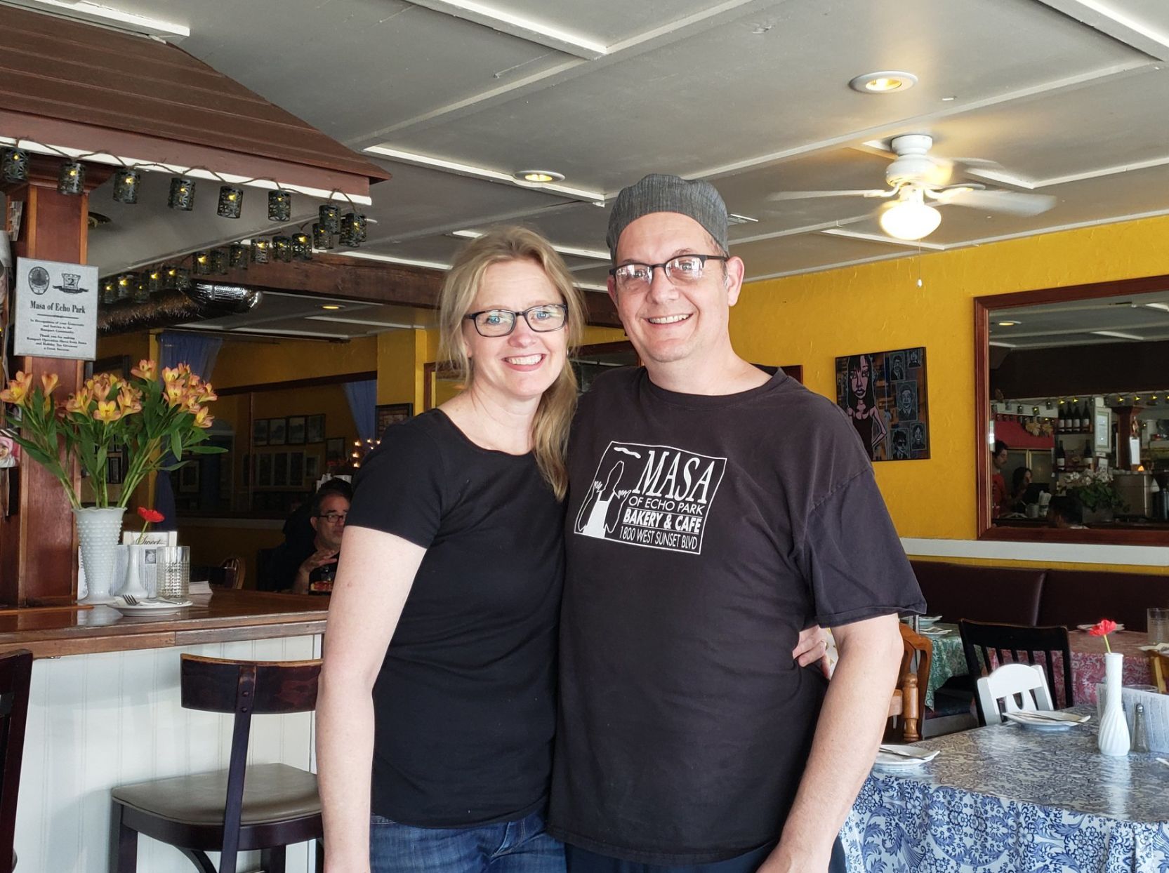 Rob Rowe and Rhonda Reynolds of Masa of Echo Park
